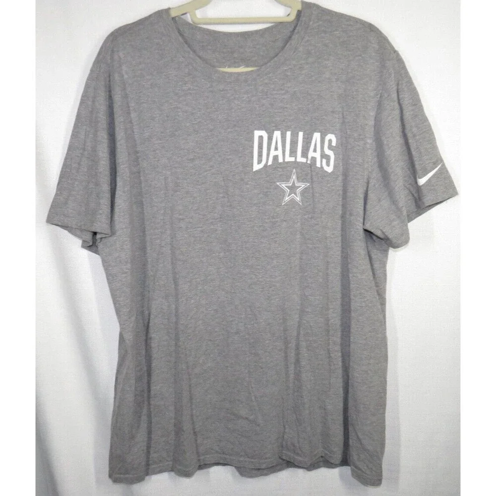 Nike Dallas Cowboys Athletic Cut Cotton Blend Tee Size XL